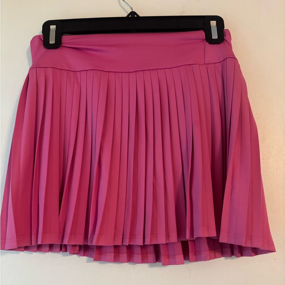 Art Class Pink Skater Mini Skirt